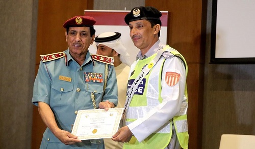 RAK Police Chief honors"positive" policeman